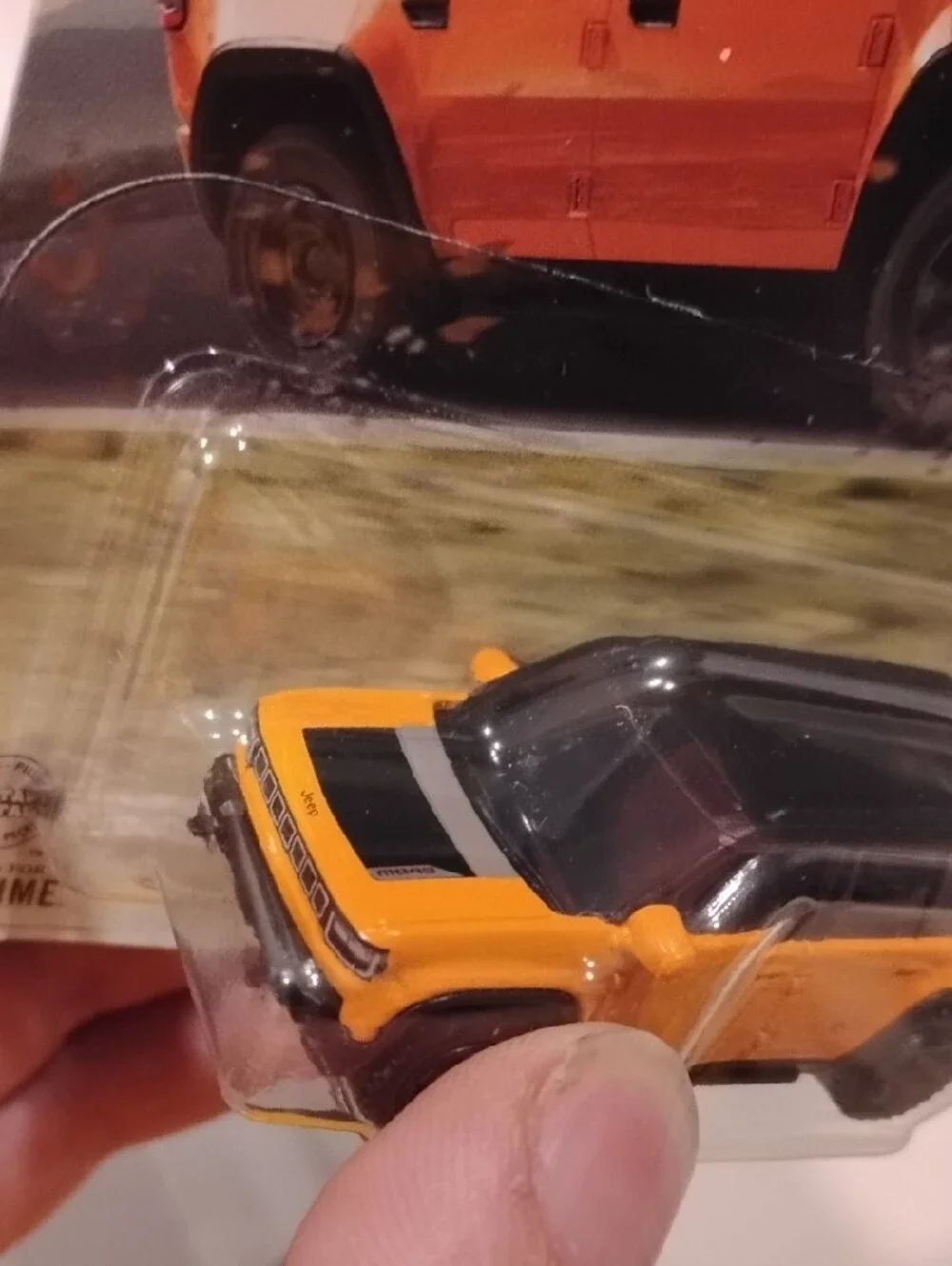 Mattel Matchbox 2025 Jeep Recon Toy Car - Orange and Black